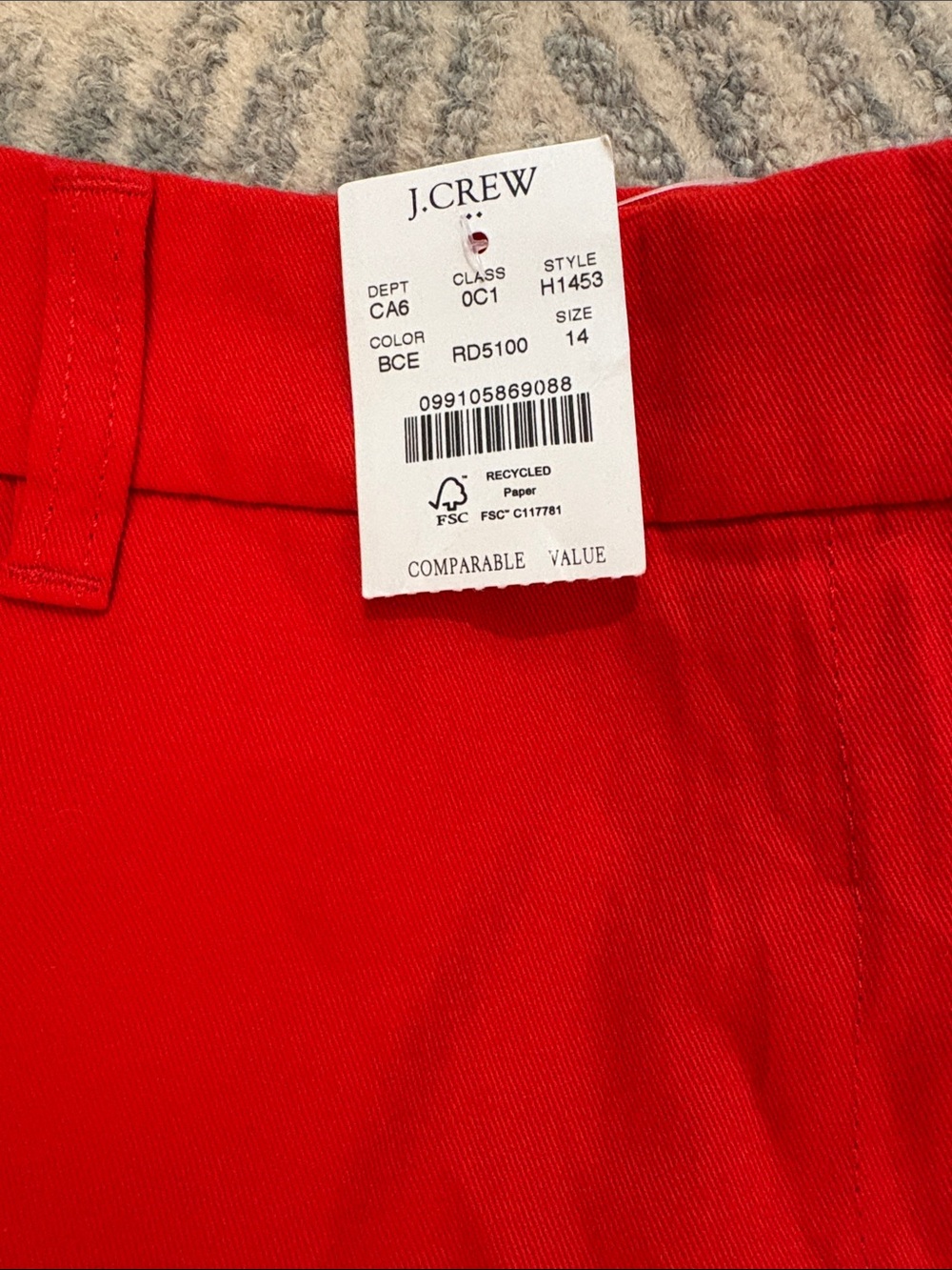 J. Crew Red Women's Shorts